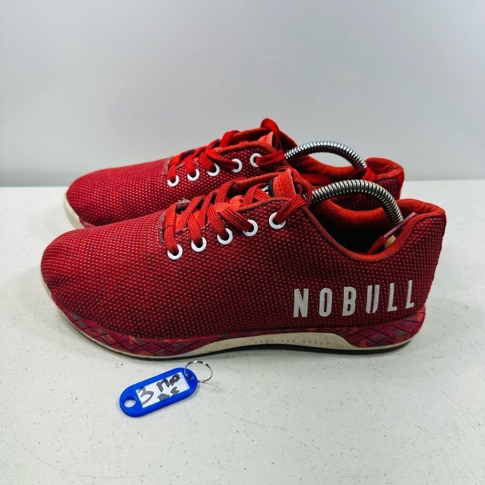 NOBULL Athletic Shoes Unisex 8M ,95W Red Fire Heather Trainer Gym Working Out